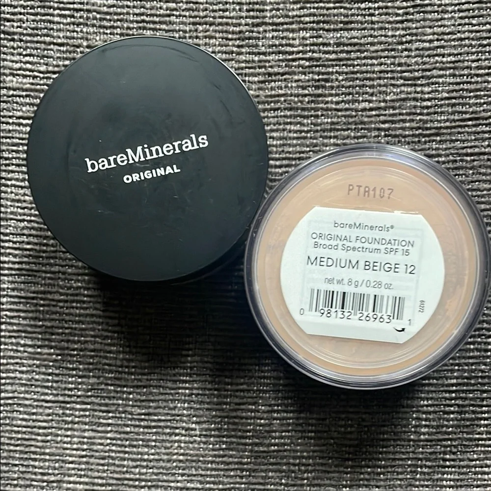 2pk bundle bareMinerals Original Foundation Medium Beige 12 - Picture 1 of 7
